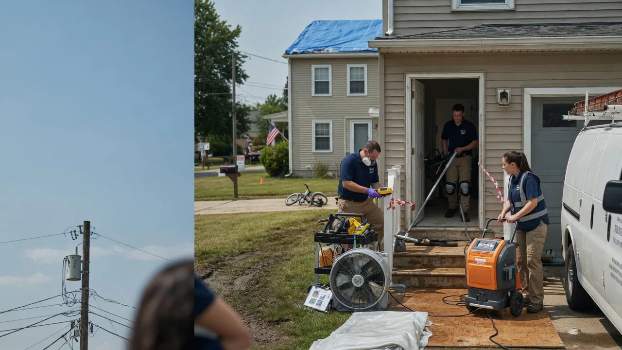 Water Damage Repair in Ewing, IL near me